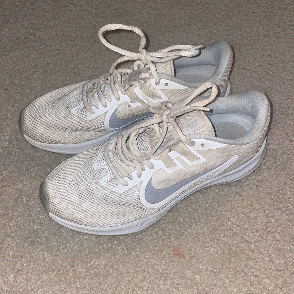 White Nike Tennis Shoes